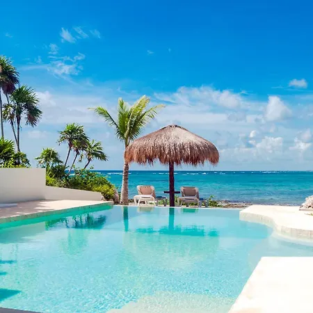 Beachfront Luruxy Villa In Tulum